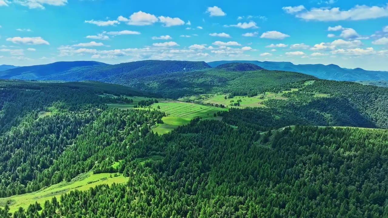 森林山脉环保低碳山区绿色视频素材