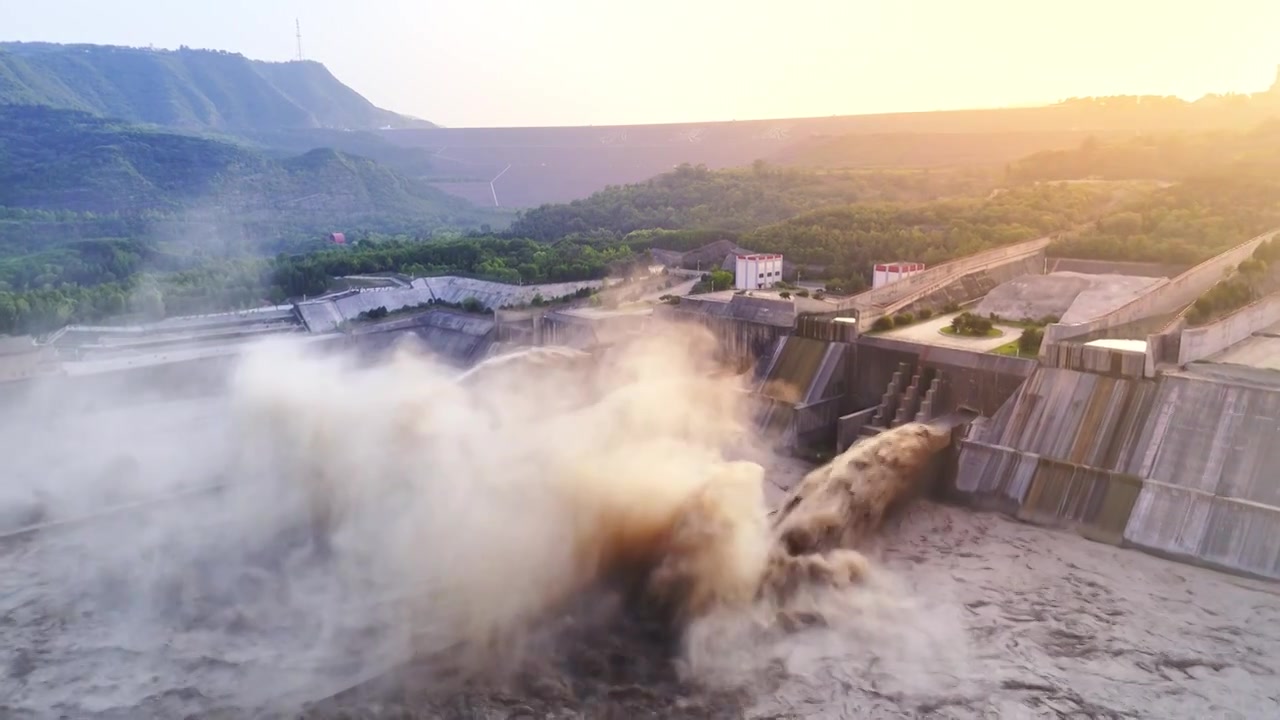 黄河小浪底水库视频下载