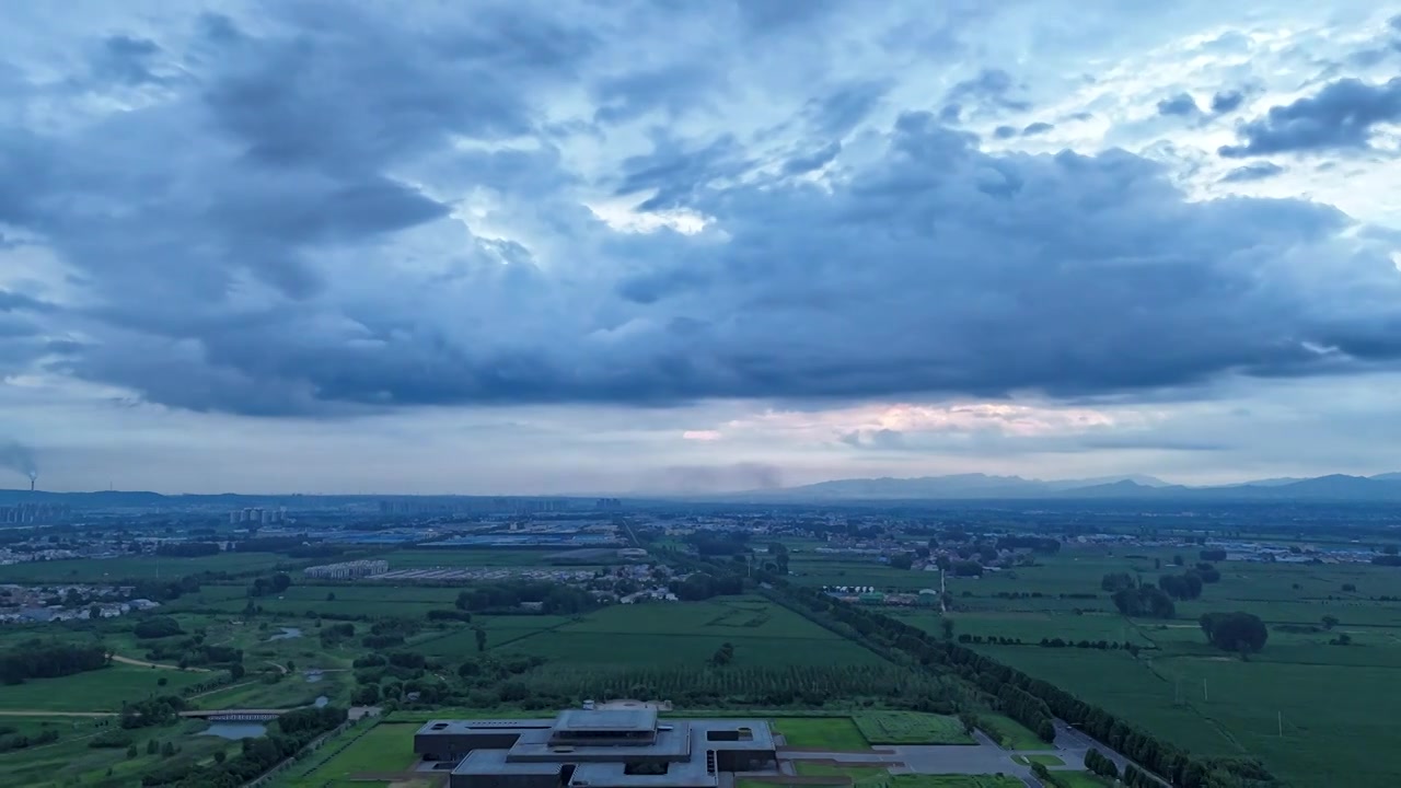 洛阳城市地标二里头夏都遗址博物馆视频素材