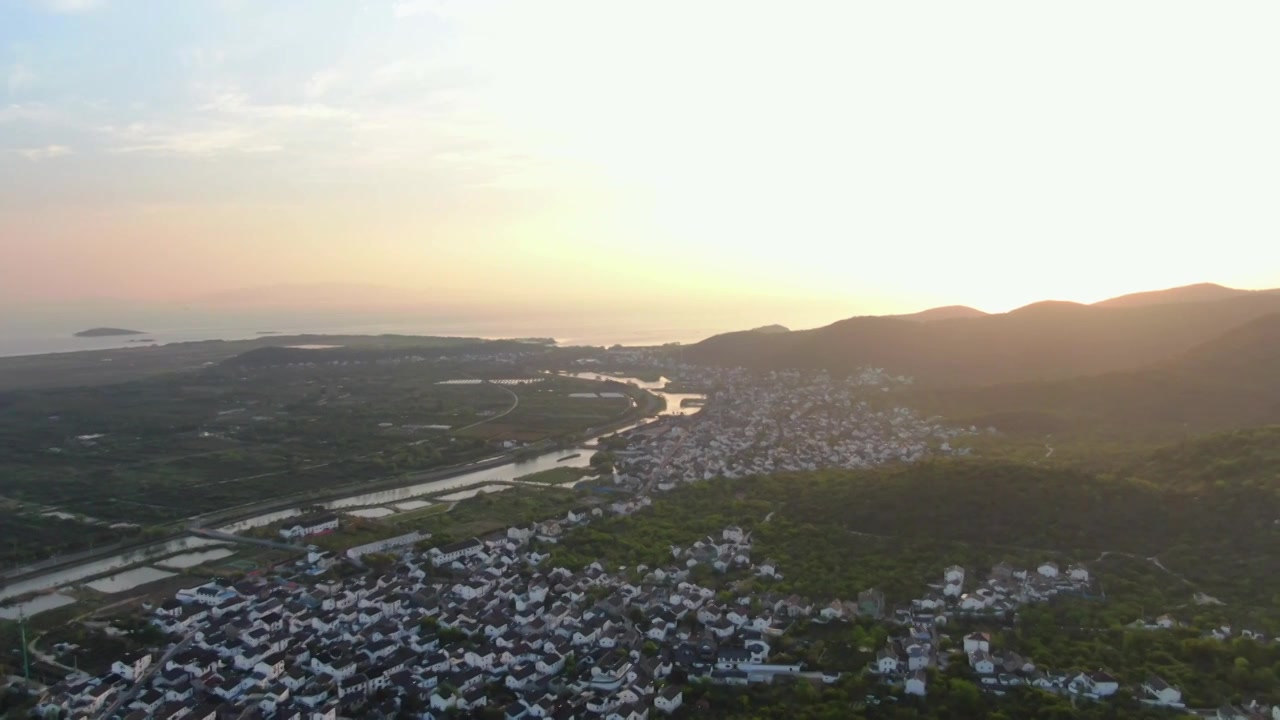 太湖西山 江南水乡的民居视频素材