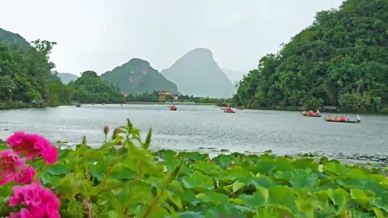 云南普者黑风景区视频素材