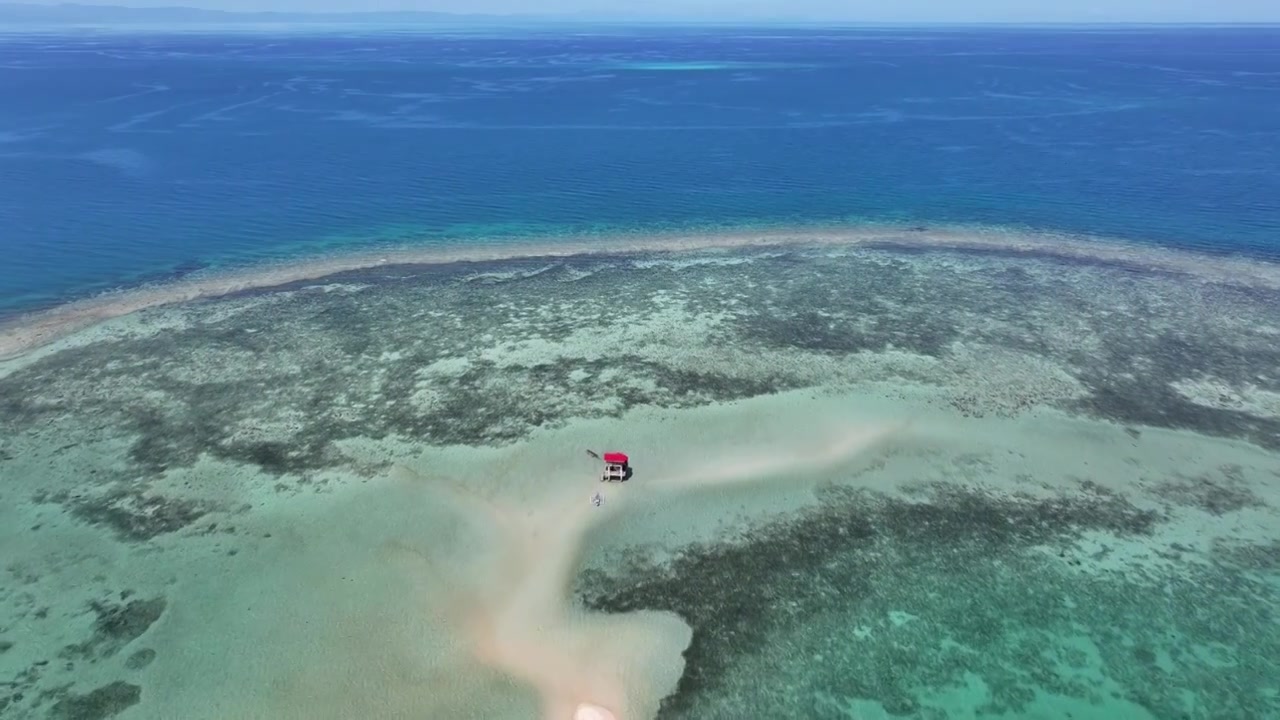 菲律宾，宿务省Cebu，保和岛Bohol，Lumayag Sandbar，Limalog Reef视频下载