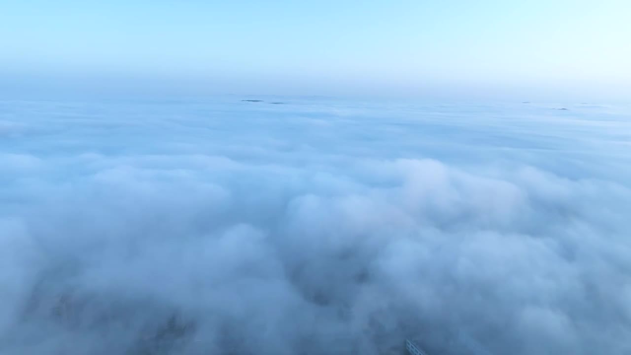 威宁美丽的云海大雾奇观都市美景视频下载