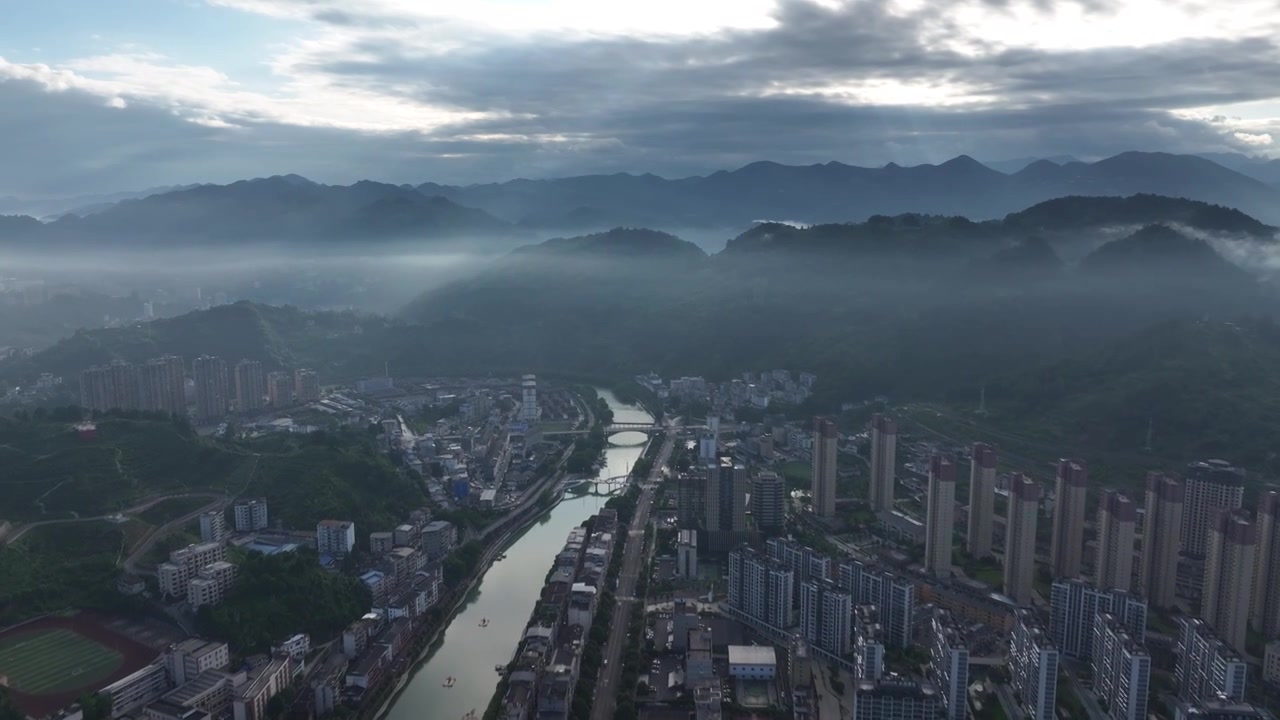 湖南桑植县风光视频素材