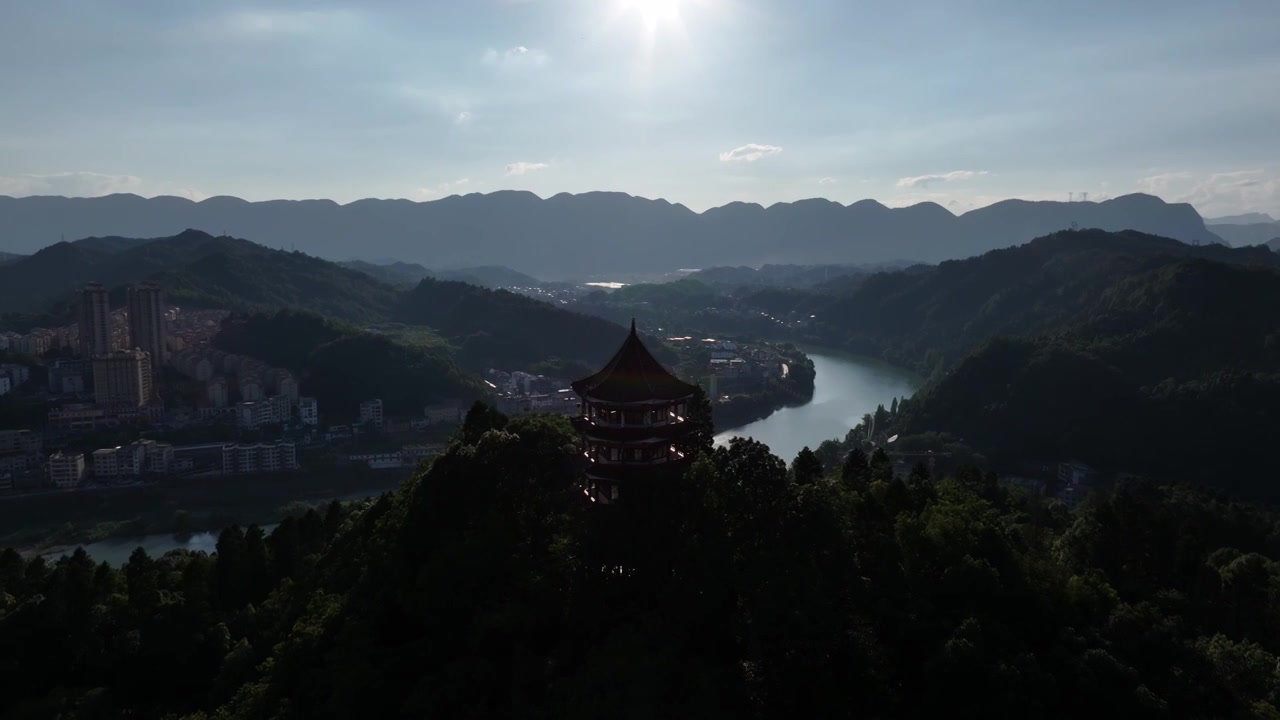 湖南桑植县风光视频素材