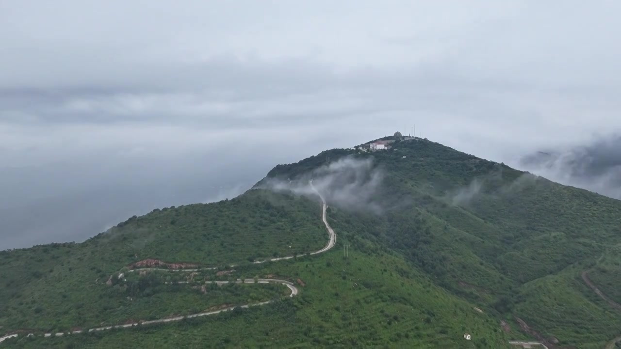 北京门头沟山顶云海视频下载