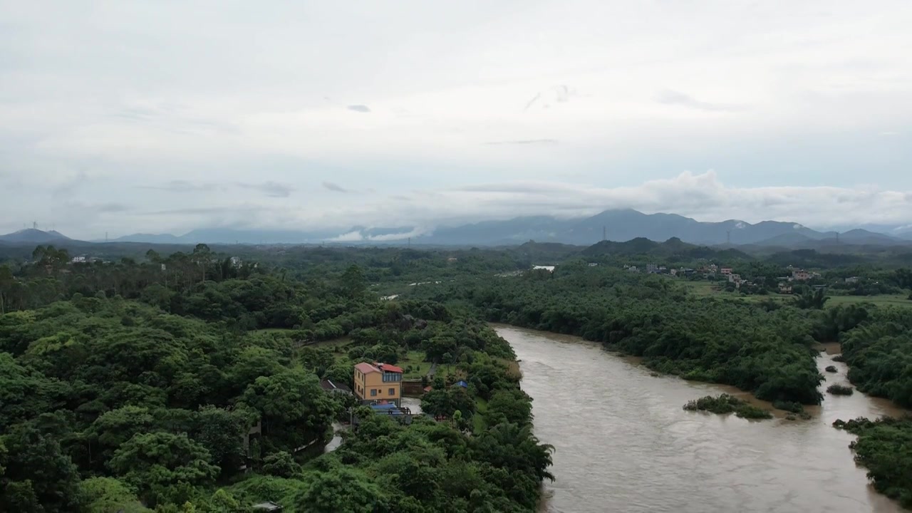 广西大山航拍风光视频下载