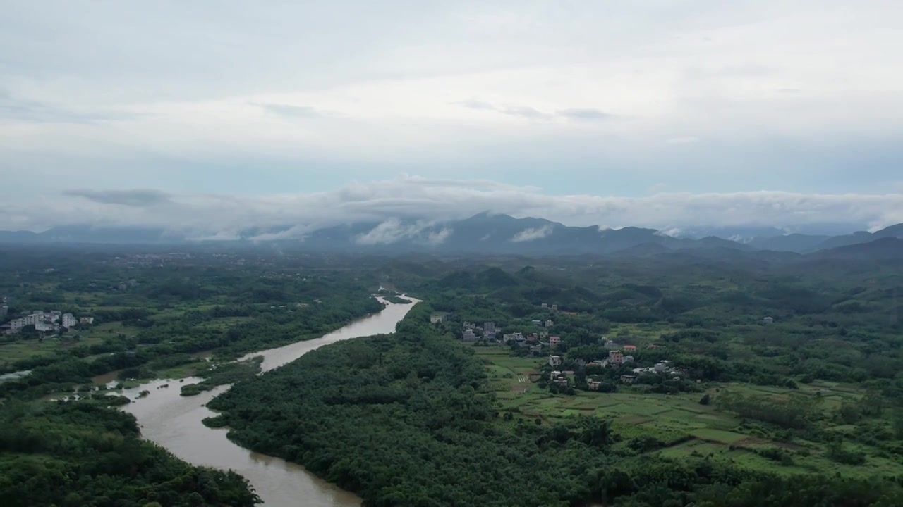 广西大山航拍风光视频下载