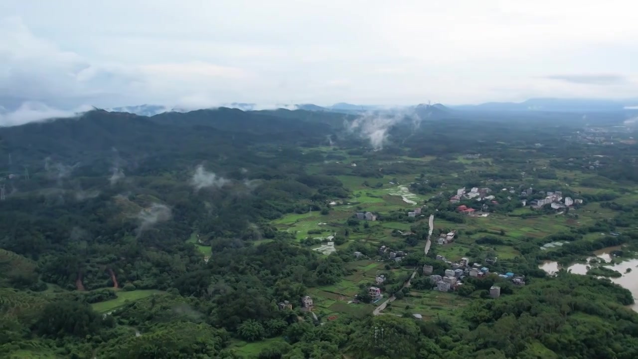 广西大山航拍风光视频下载