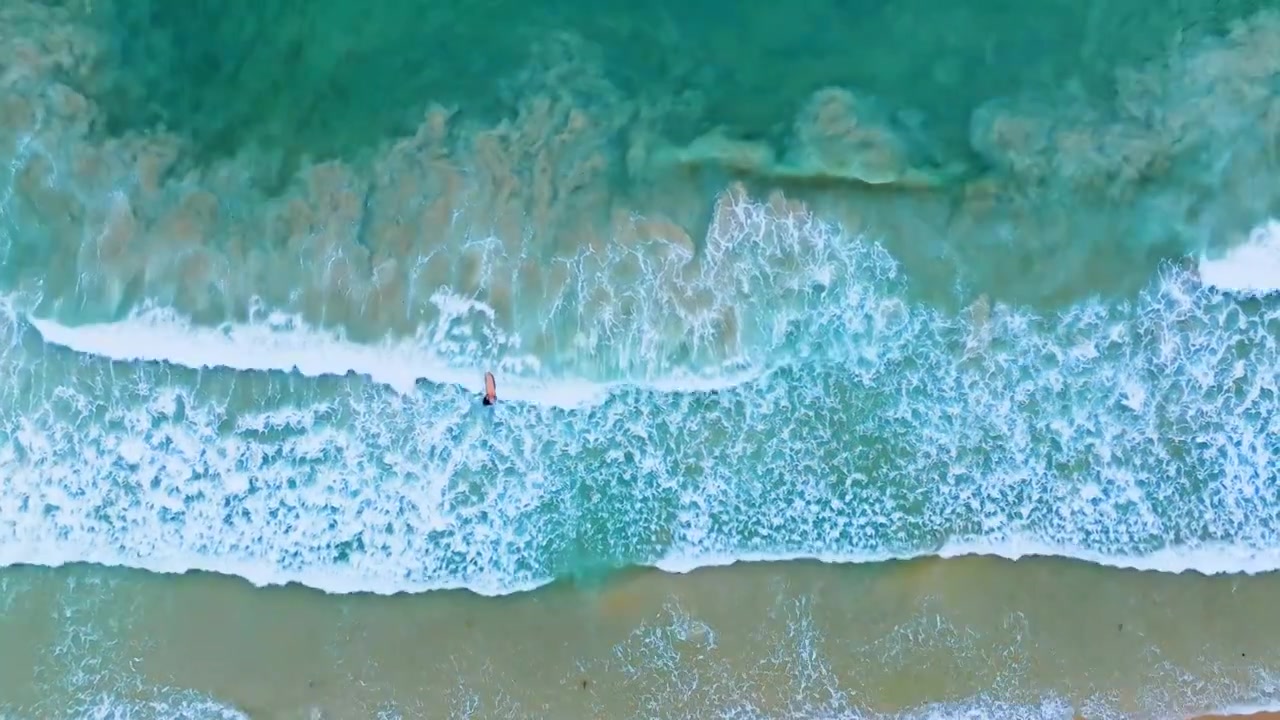 大海海浪沙滩视频下载