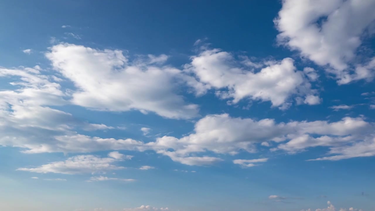 天空白云延时摄影视频素材