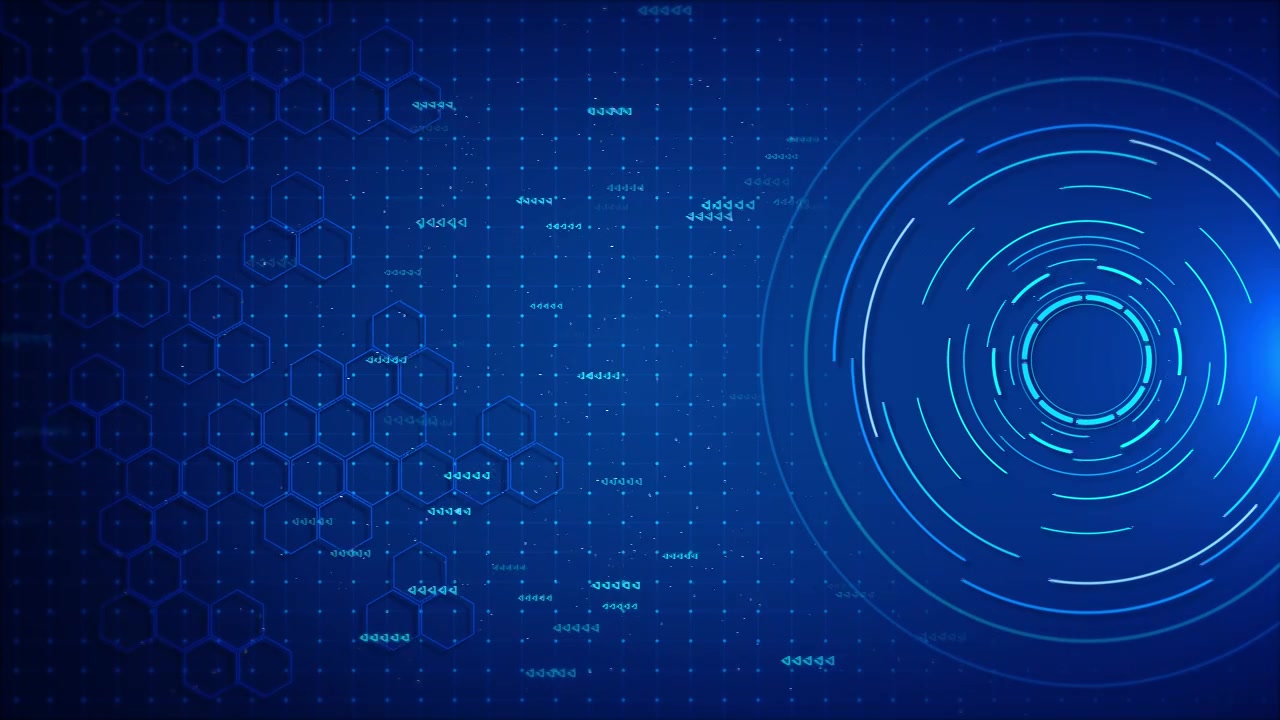 网络空间HUD数字网络安全数据高视频素材