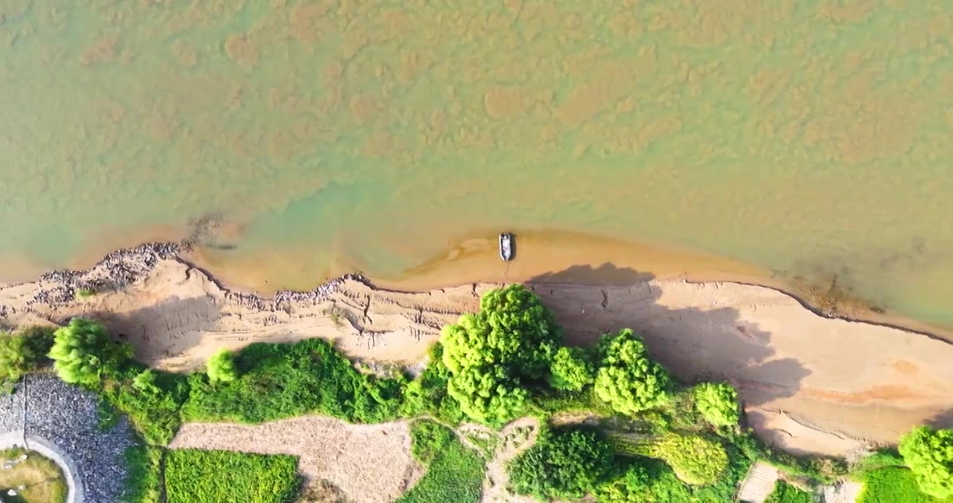 黄河生态湿地保护环境视频下载