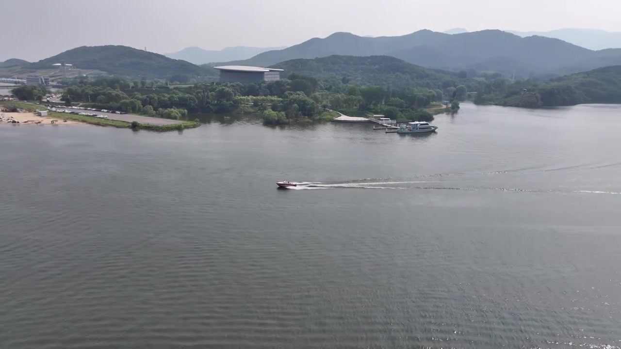 济南莱芜雪野水库视频下载