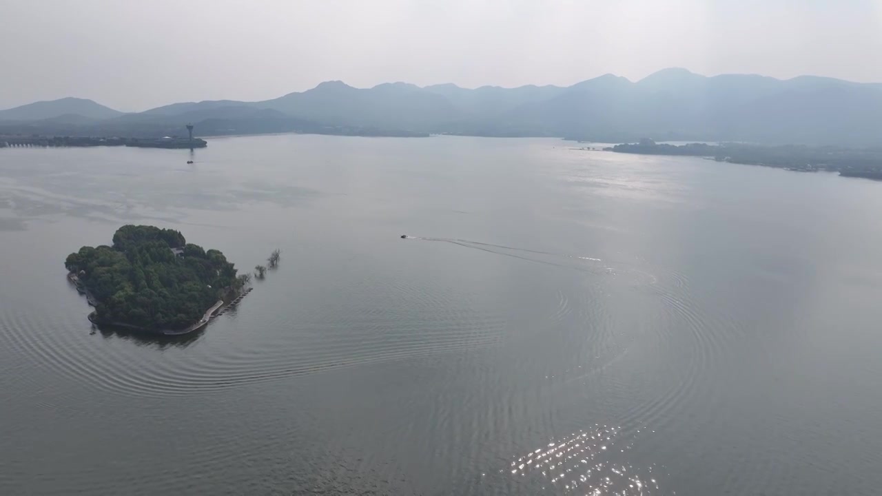 济南莱芜雪野水库视频素材