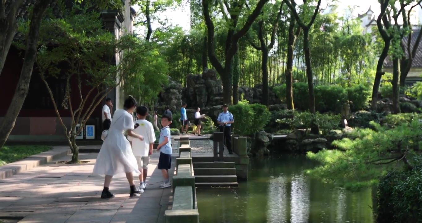 宁波天一阁博物馆 范钦 藏书楼视频下载