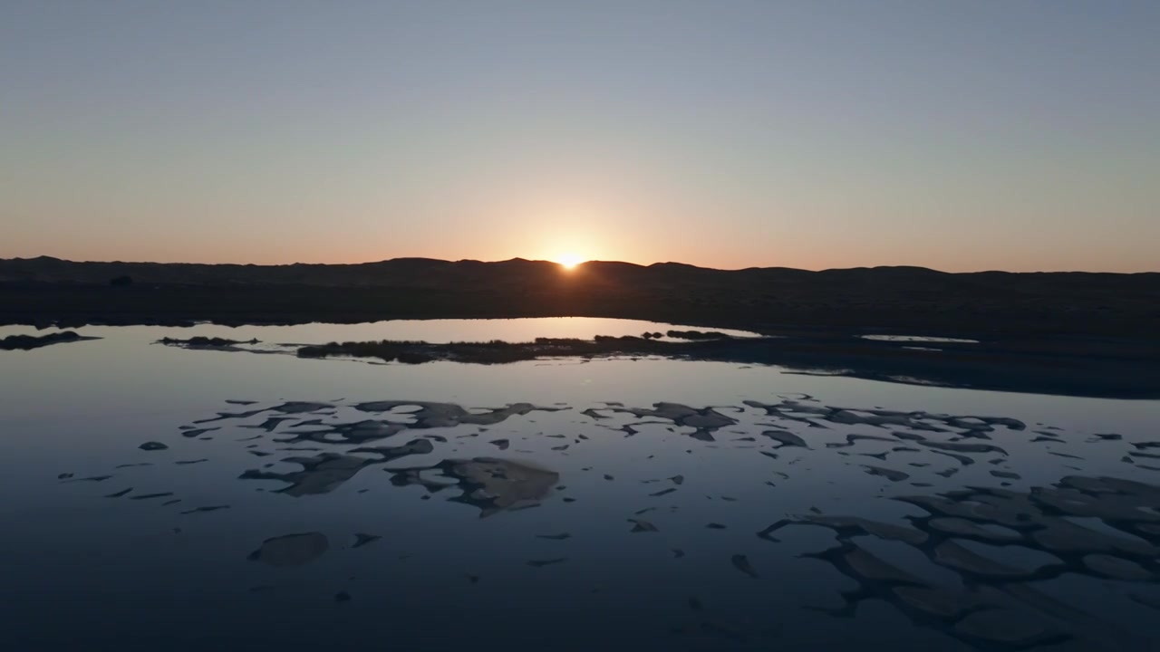 地球之心 乌兰湖视频素材