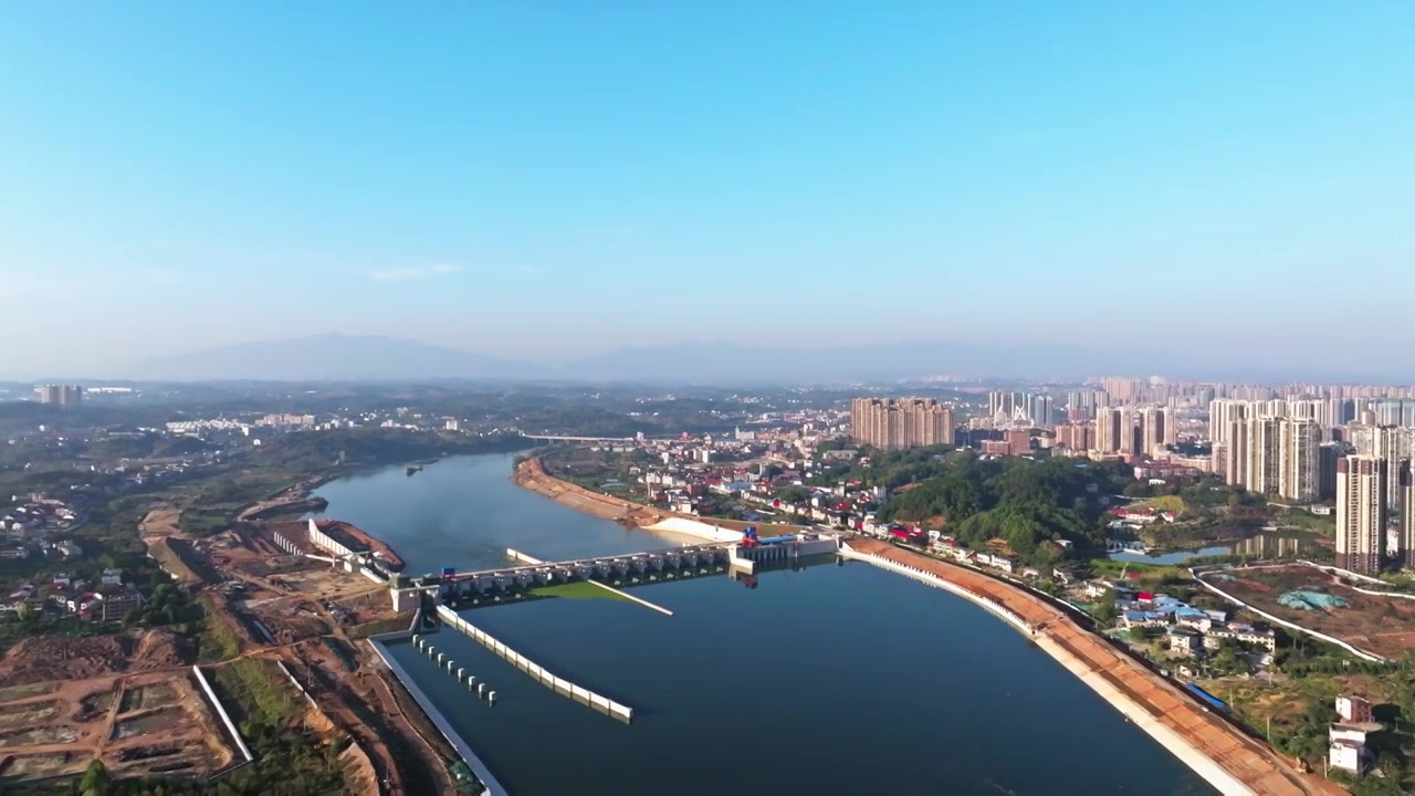 【合集】邵阳桂花大桥 资水 大坝视频下载