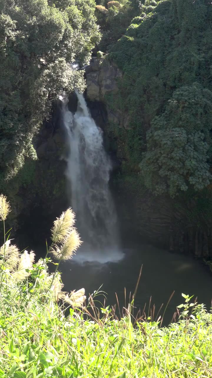 云南保山腾冲叠水河瀑布美景视频素材