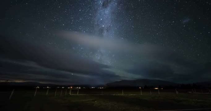 特为泽尔院子星空延时视频素材