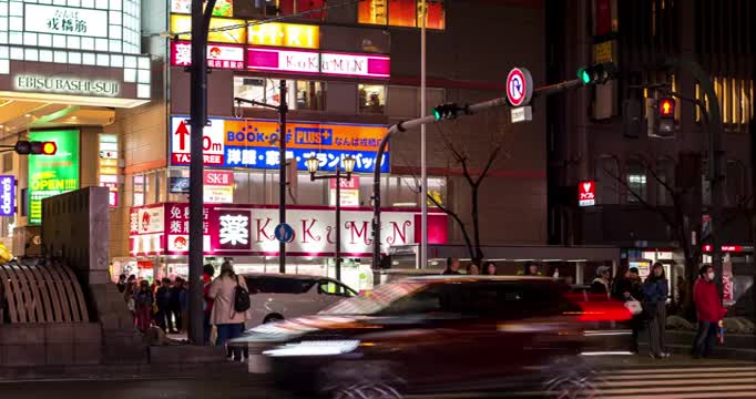 日本大阪道顿堀视频素材