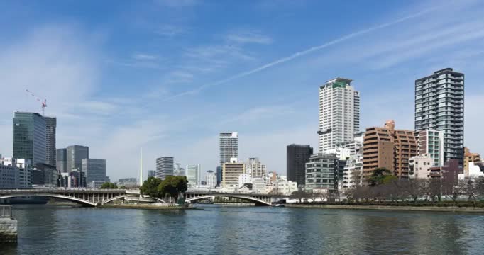 日本大阪，中之岛视频素材