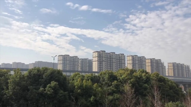 杭州城市建筑风光视频素材