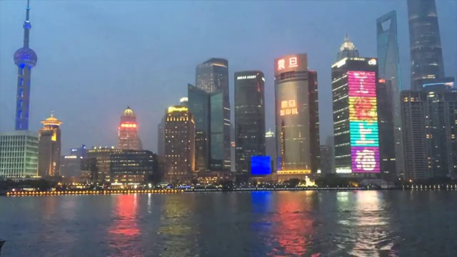 外滩夜景视频素材