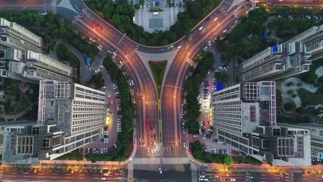 鼓楼夜景视频素材