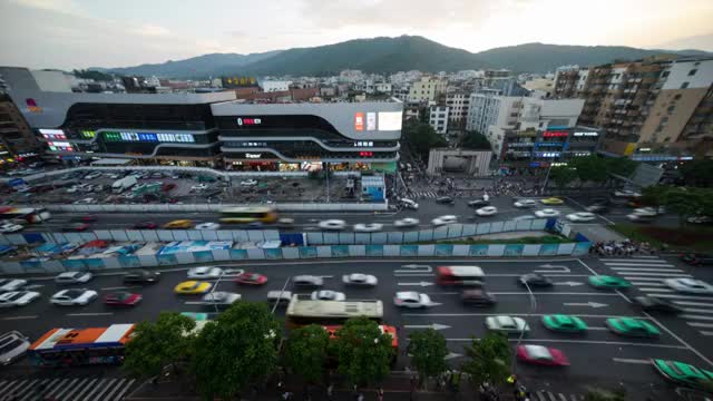 广州，白云区同和，金珀广场视频素材