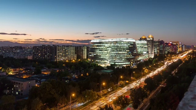 银河SOHO夜景视频素材