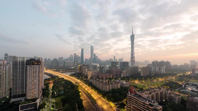 广州都市风景视频素材