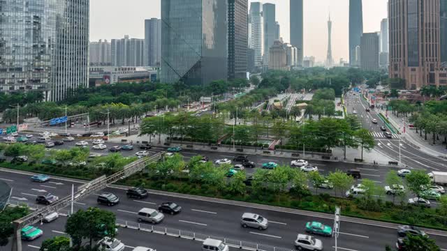 广州都市风景视频素材