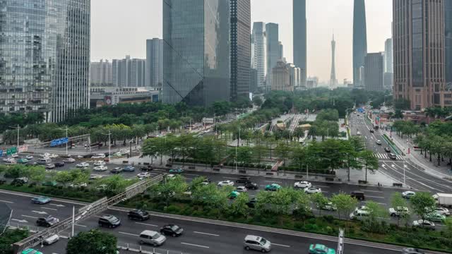 广州都市风景视频素材