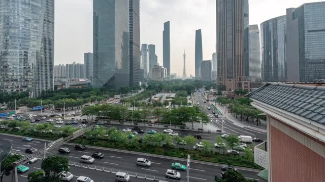 广州都市风景视频素材