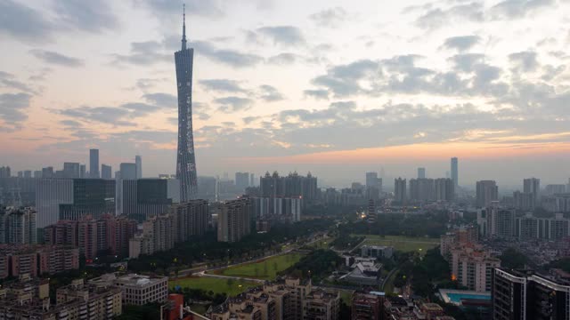 广州都市风景视频素材