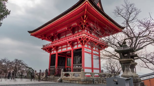 日本京都清水寺视频素材