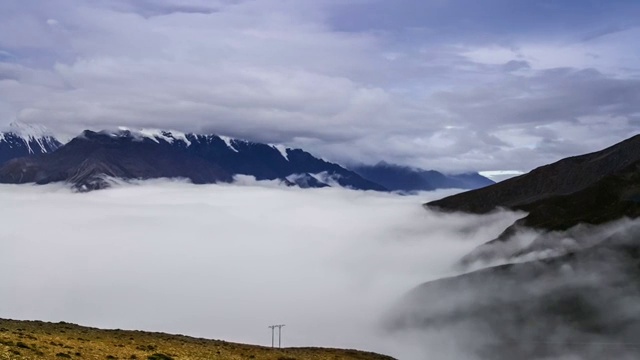 川西贡嘎山云海视频素材