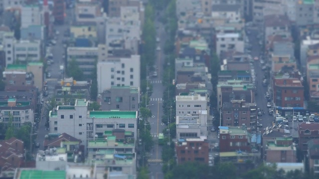 从古龙山俯瞰江南地区视频素材