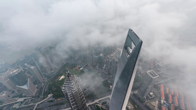 T/L上海地标路视频素材