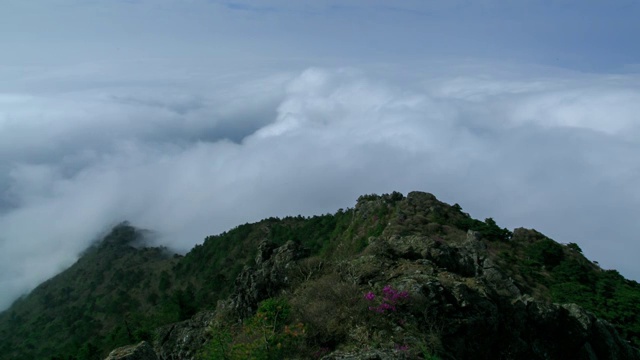 吉日三山的云海视频素材