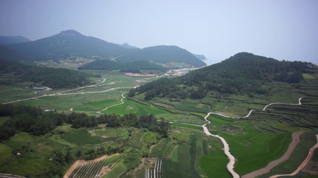 清山岛Jeonnam Wandok-gun景观视频素材