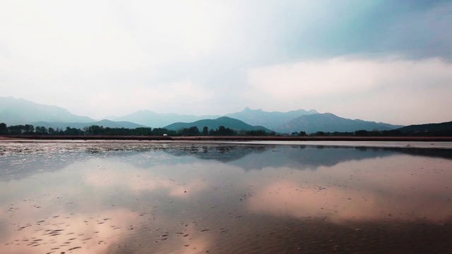 青岛崂山会场湾海滩视频素材