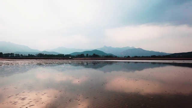 青岛崂山会场湾海湾延时摄影视频素材