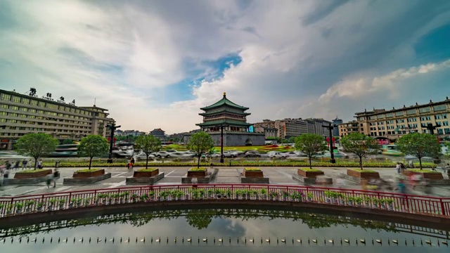 雨后钟楼视频素材