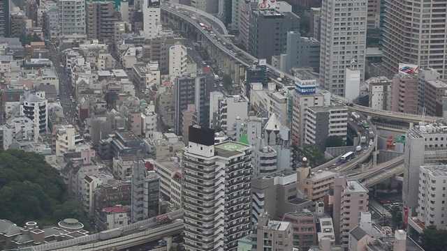 日本东京的城市建筑视频素材