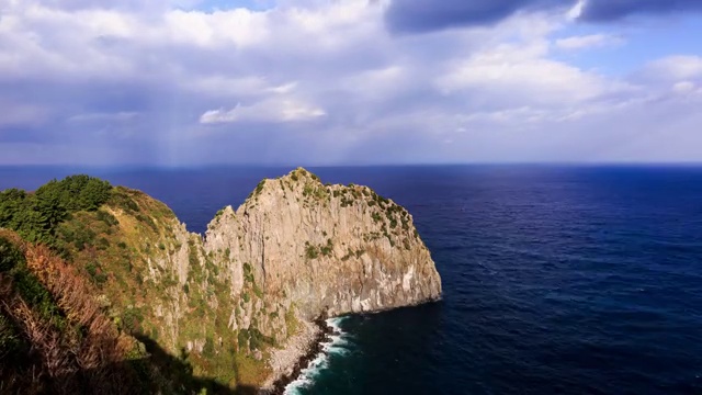 乌伦多岛的海岸悬崖视频素材