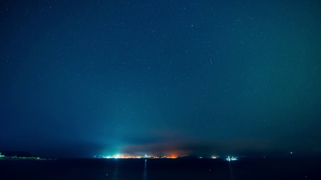 嵊泗星空延时视频素材