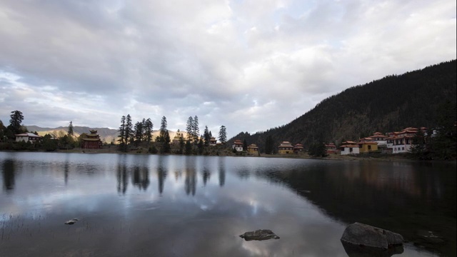 措卡湖风光视频素材