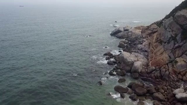 航拍广东省阳江海陵岛海洋风光视频素材